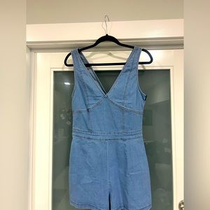Denim Romper- NEVER WORN